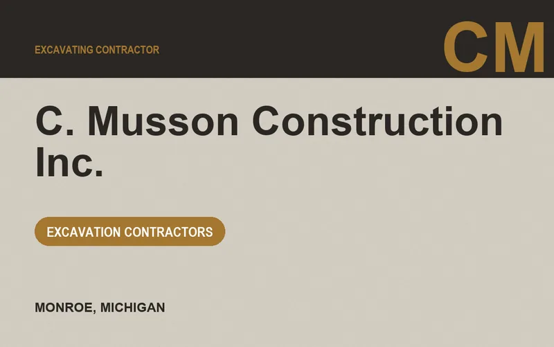 C. Musson Construction Inc. in Monroe, Michigan