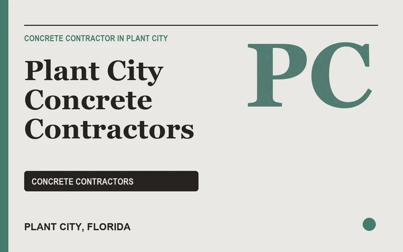Plant City Concrete Contractors in Plant City, Florida