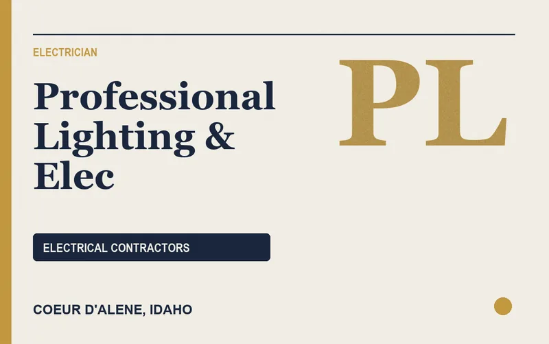 Professional Lighting & Elec in Coeur d'Alene, Idaho