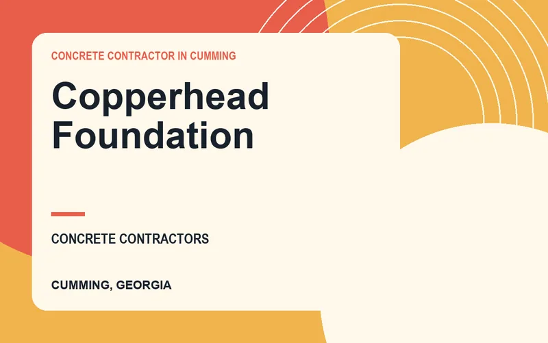 Copperhead Foundation in Cumming, Georgia