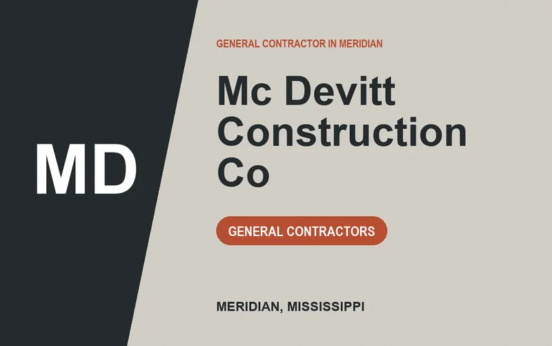 Mc Devitt Construction Co in Meridian, Mississippi