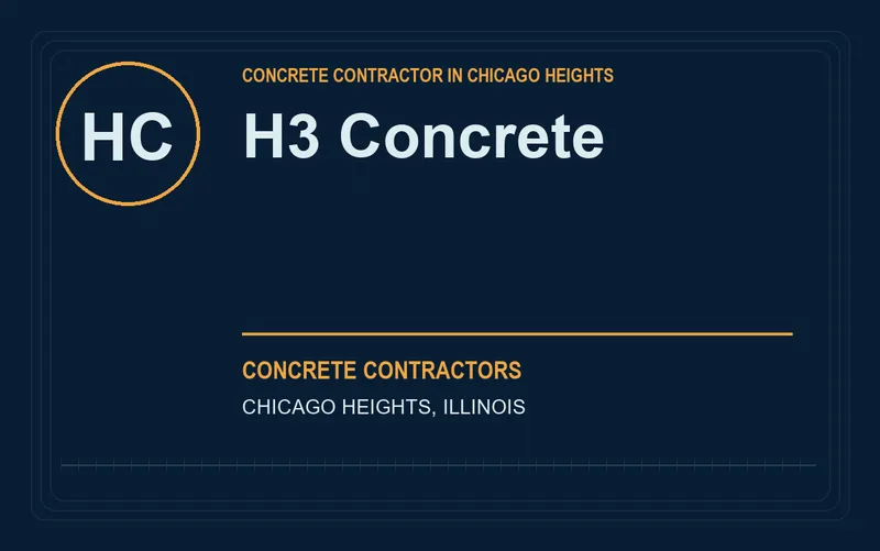 H3 Concrete in Chicago Heights, Illinois