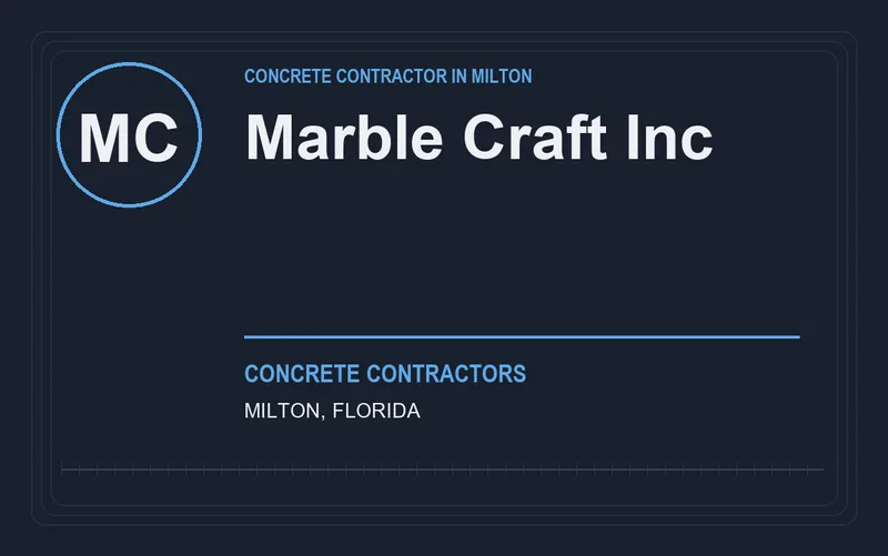 Marble Craft Inc in Milton, Florida