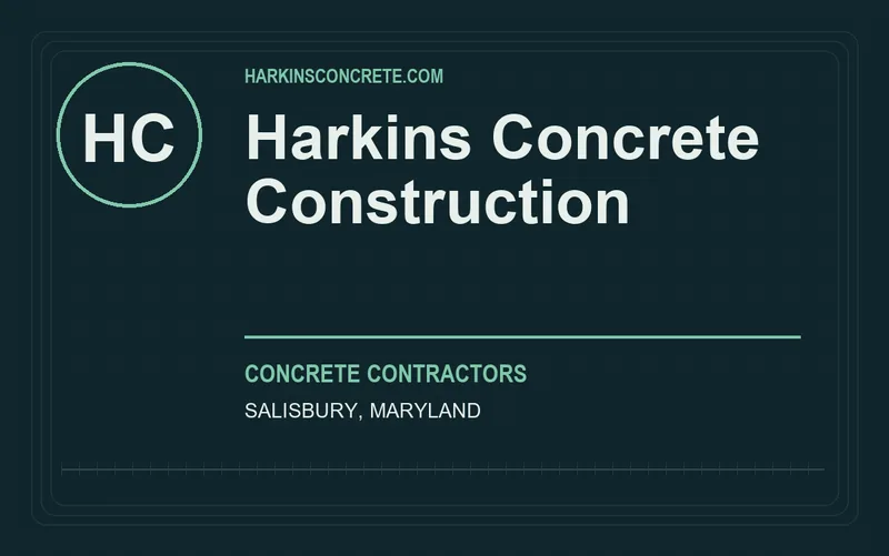 Harkins Concrete Construction in Salisbury, Maryland