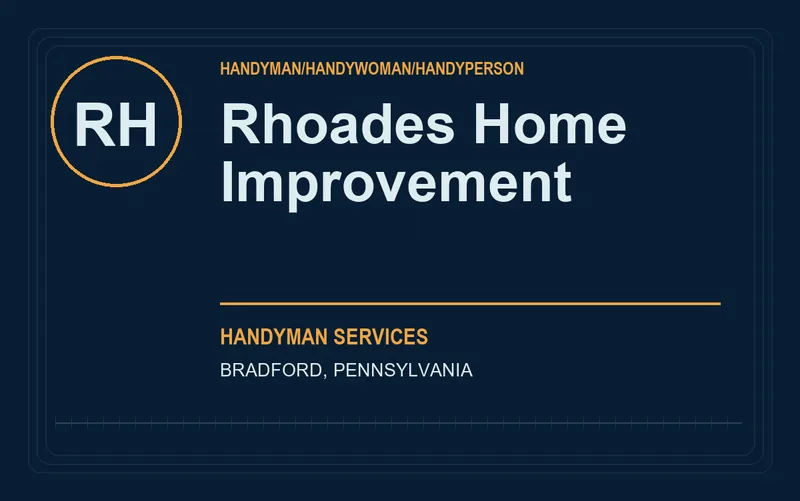 Rhoades Home Improvement in Bradford, Pennsylvania