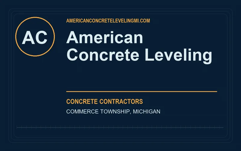 American Concrete Leveling in Commerce Township, Michigan