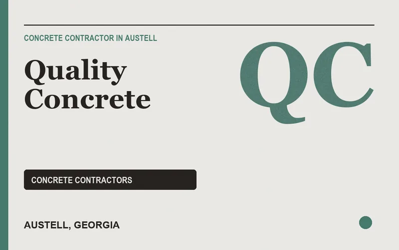 Quality Concrete in Austell, Georgia