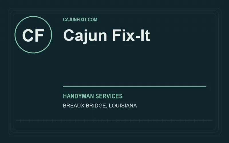 Cajun Fix-It in Breaux Bridge, Louisiana