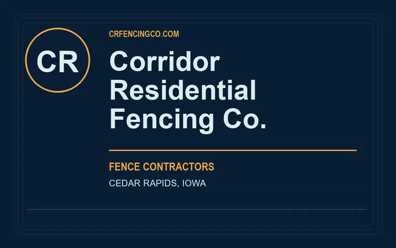 Corridor Residential Fencing Co. in Cedar Rapids, Iowa
