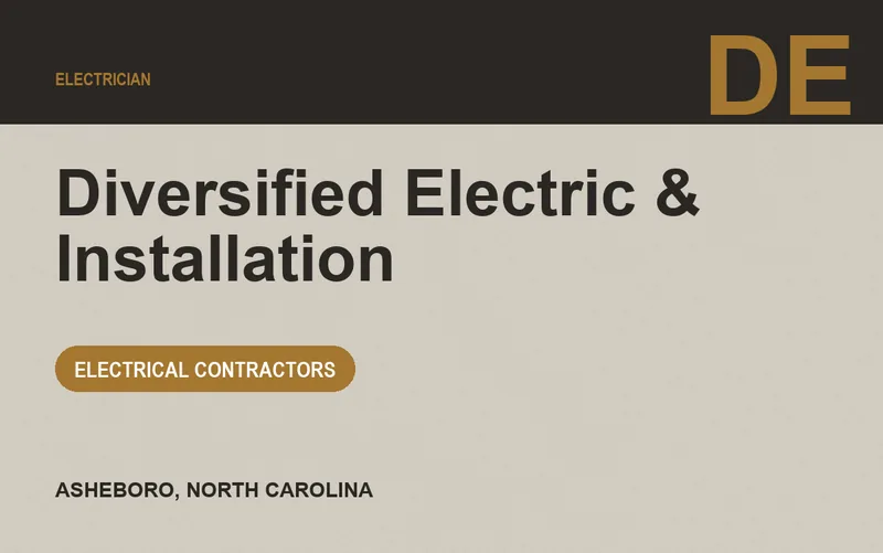 Diversified Electric & Installation in Asheboro, North Carolina