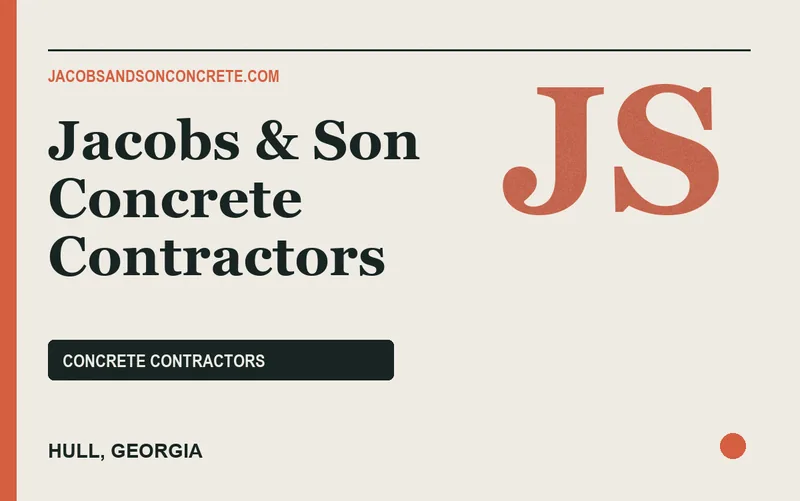 Jacobs & Son Concrete Contractors in Hull, Georgia