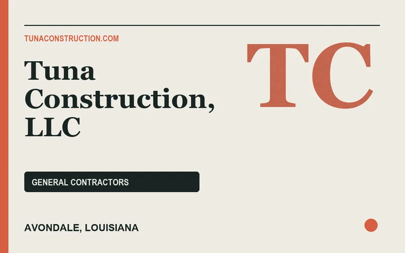 Tuna Construction, LLC in Avondale, Louisiana