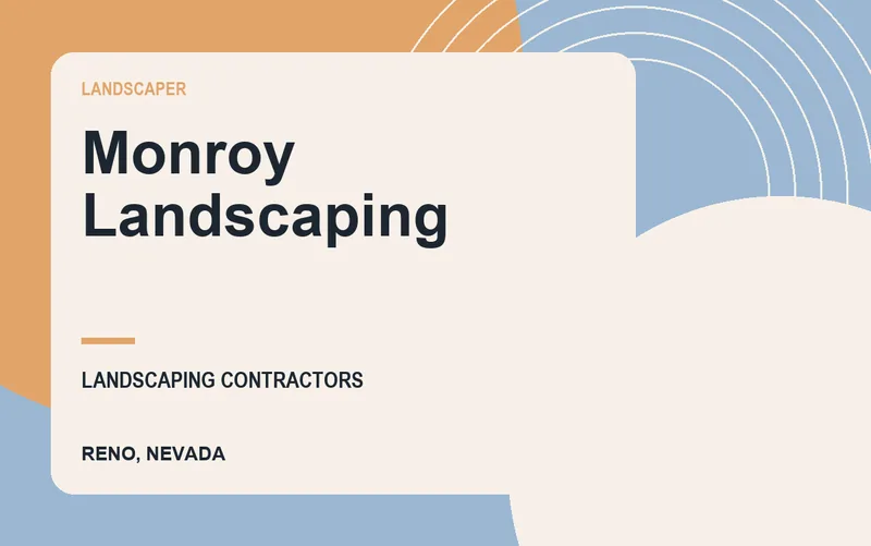 Monroy Landscaping in Reno, Nevada