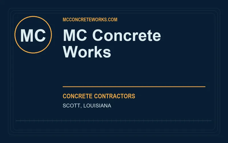 MC Concrete Works in Scott, Louisiana