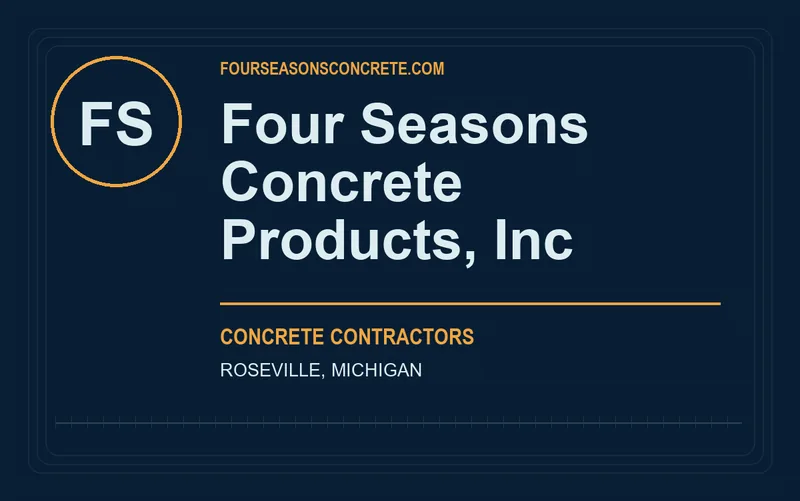 Four Seasons Concrete Products, Inc in Roseville, Michigan