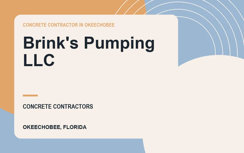 Brink's Pumping LLC in Okeechobee, Florida