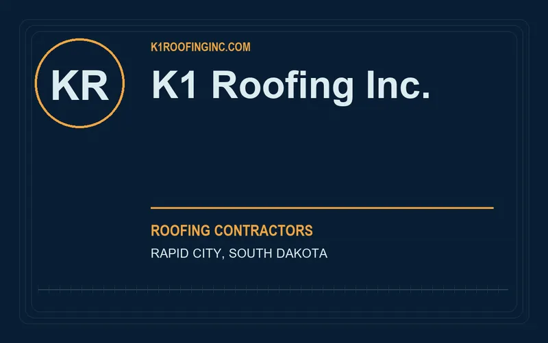 K1 Roofing Inc. in Rapid City, South Dakota