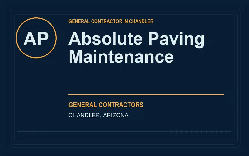 Absolute Paving Maintenance in Chandler, Arizona