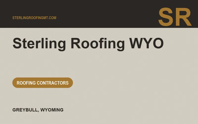 Sterling Roofing WYO in Greybull, Wyoming