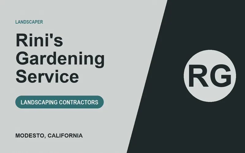 Rini's Gardening Service in Modesto, California