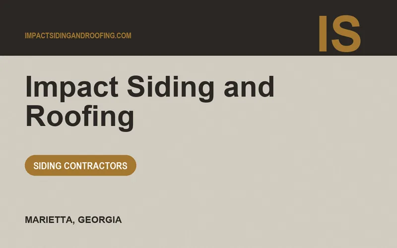 Impact Siding and Roofing in Marietta, Georgia