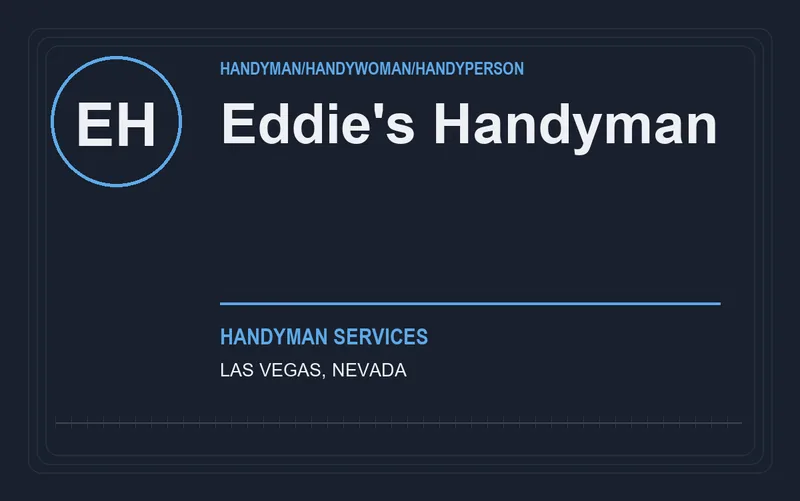 Eddie's Handyman in Las Vegas, Nevada