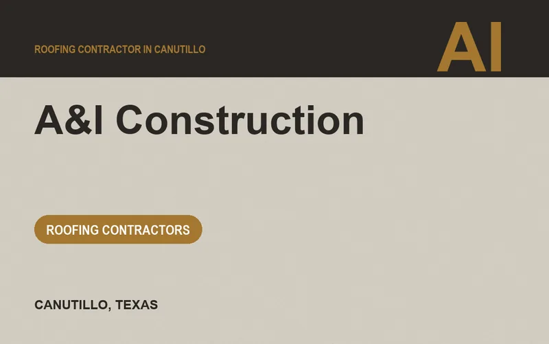A&I CONSTRUCTION in Canutillo, Texas