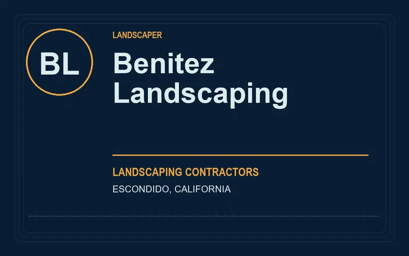 Benitez Landscaping in Escondido, California