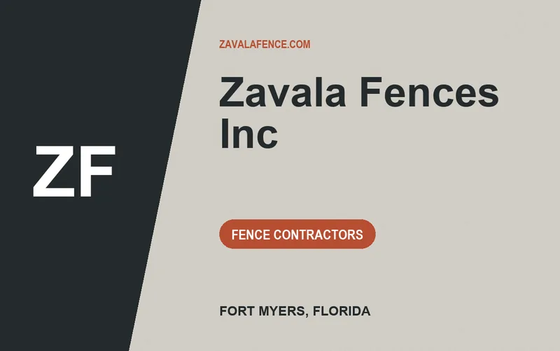 Zavala Fences Inc in Fort Myers, Florida