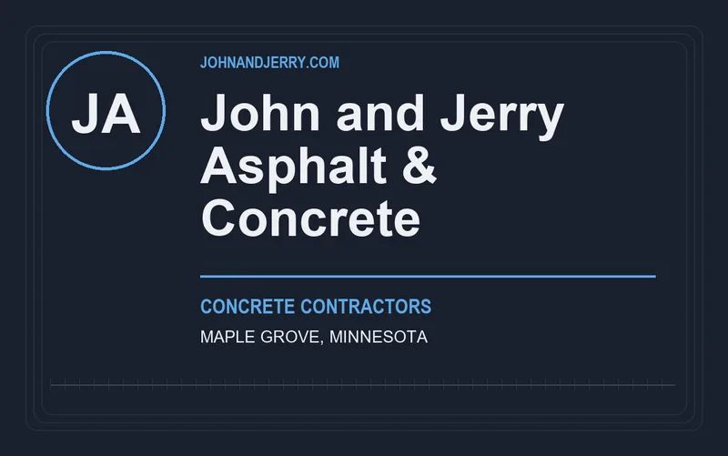 John and Jerry Asphalt & Concrete in Maple Grove, Minnesota