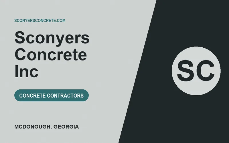 Sconyers Concrete Inc in McDonough, Georgia