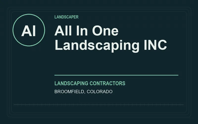 All In One Landscaping INC in Broomfield, Colorado