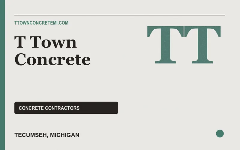 T Town Concrete in Tecumseh, Michigan