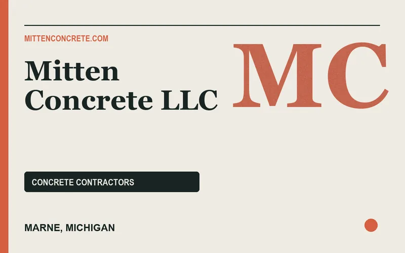 Mitten Concrete LLC in Marne, Michigan