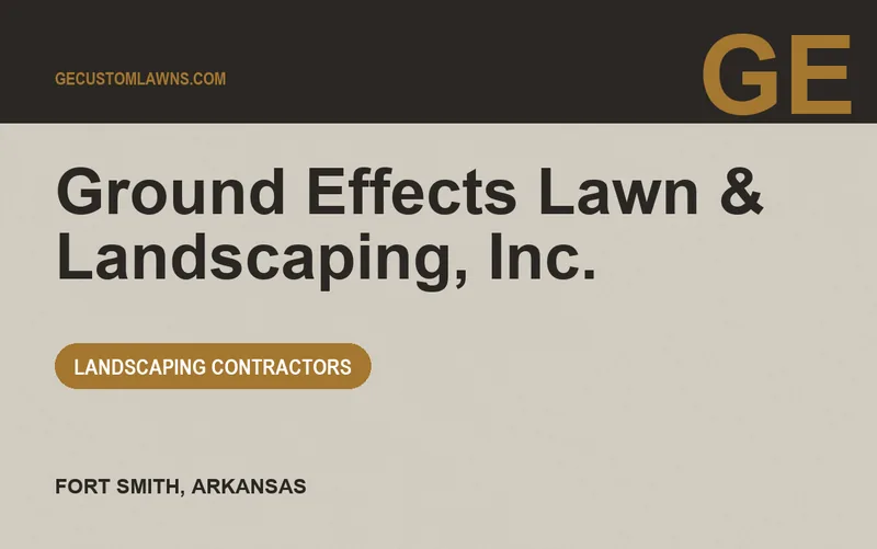 Ground Effects Lawn & Landscaping, Inc. in Fort Smith, Arkansas