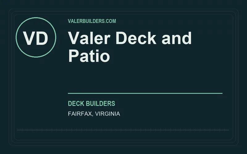 Valer Deck and Patio in Fairfax, Virginia