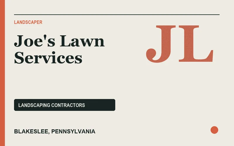Joe's Lawn Services in Blakeslee, Pennsylvania