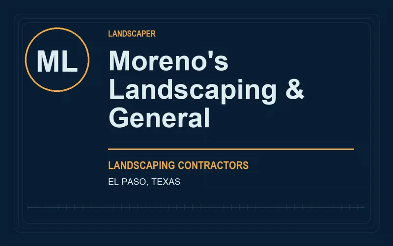 Moreno's Landscaping & General in El Paso, Texas
