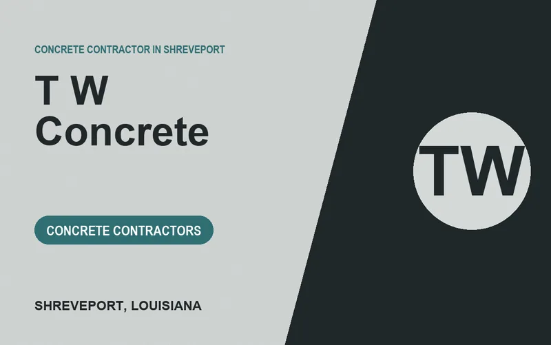 T W Concrete in Shreveport, Louisiana
