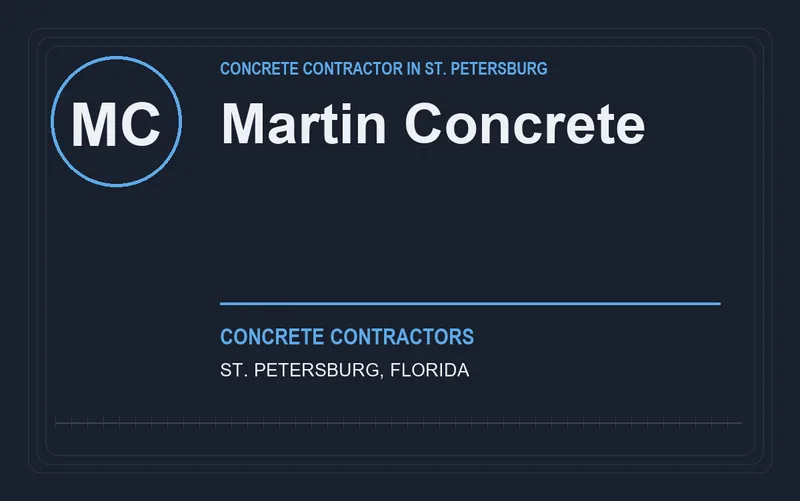 Martin Concrete in St. Petersburg, Florida