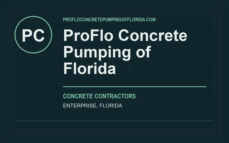 ProFlo Concrete Pumping of Florida in Enterprise, Florida
