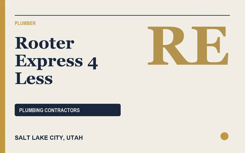 Rooter Express 4 Less in Salt Lake City, Utah