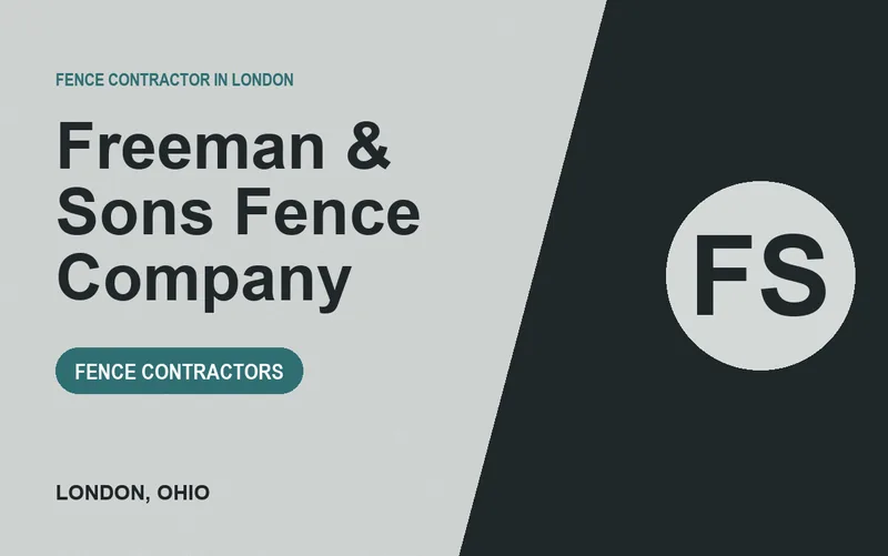 Freeman & Sons Fence Company in London, Ohio