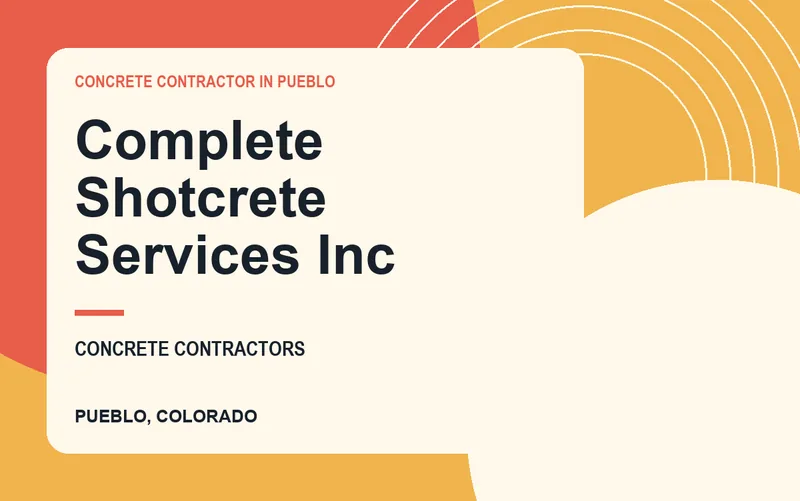 Complete Shotcrete Services Inc in Pueblo, Colorado