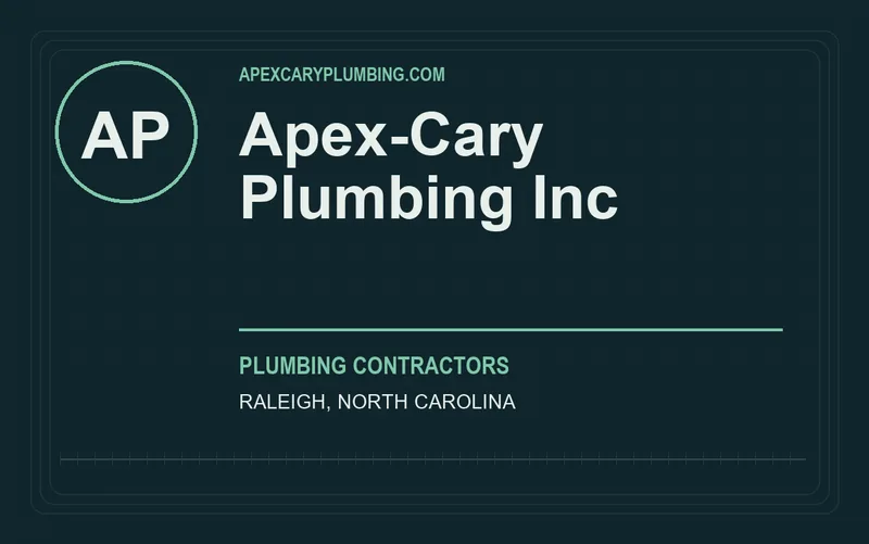 Apex-Cary Plumbing Inc in Raleigh, North Carolina