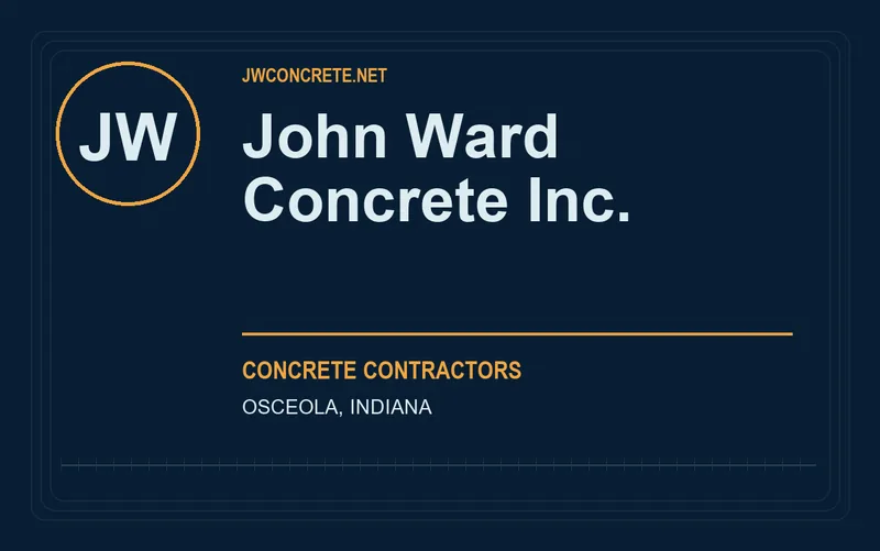 John Ward Concrete Inc. in Osceola, Indiana