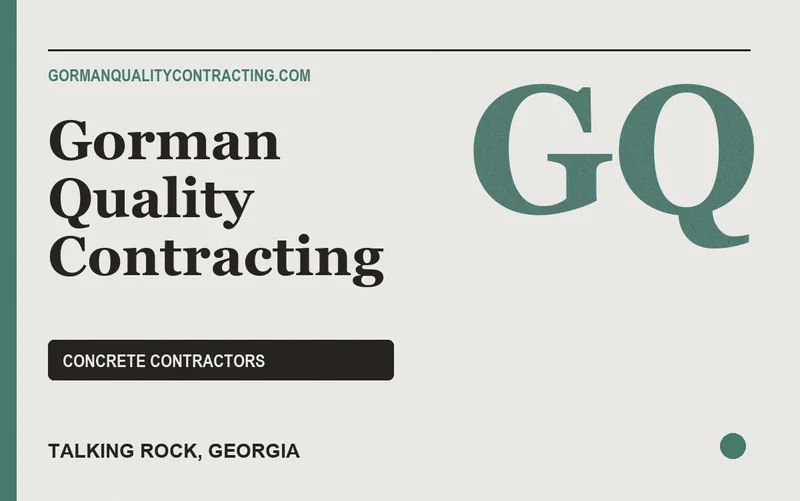 Gorman Quality Contracting in Talking Rock, Georgia
