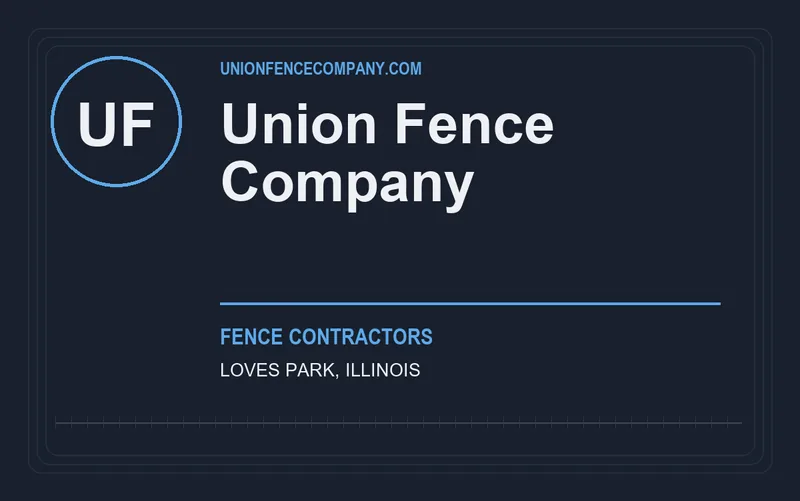 Union Fence Company in Loves Park, Illinois