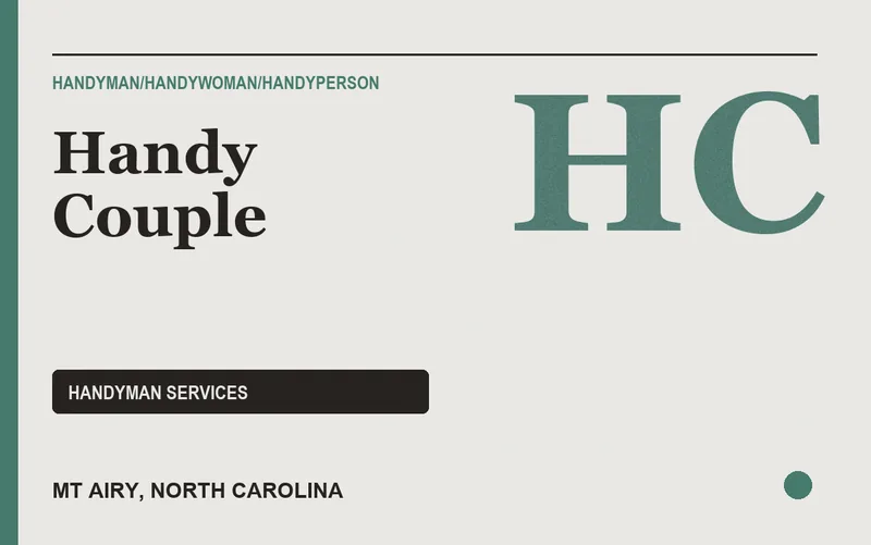 Handy Couple in Mt Airy, North Carolina