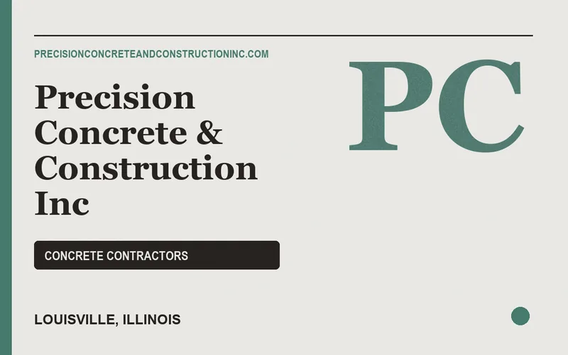 Precision Concrete & Construction Inc in Louisville, Illinois